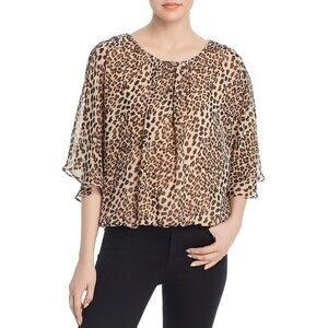 Vince Camuto Leopard Shirt Small